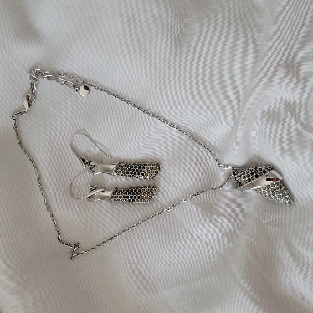 Swarovski earrings & necklace set